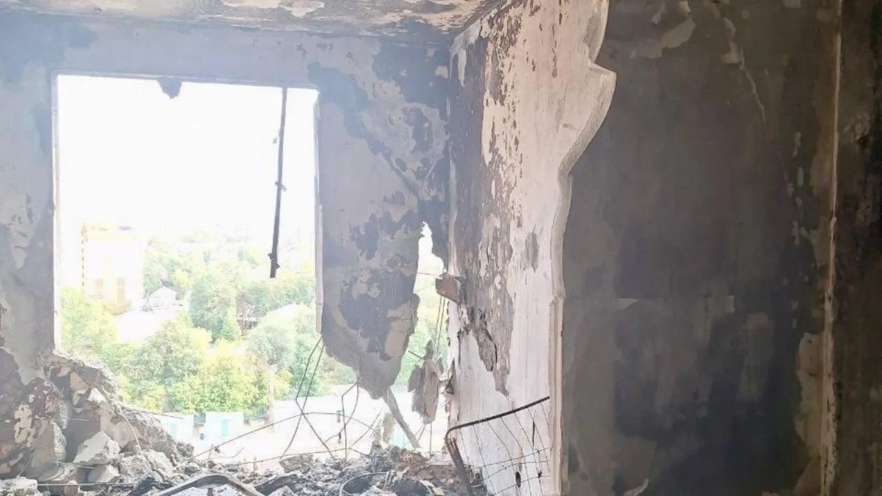В Раменском продолжается обследование дома, пострадавшего от атаки БПЛА