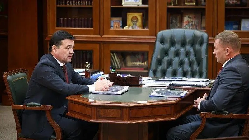 Глава Долгопрудного обсудил с губернатором Подмосковья планы развития территории