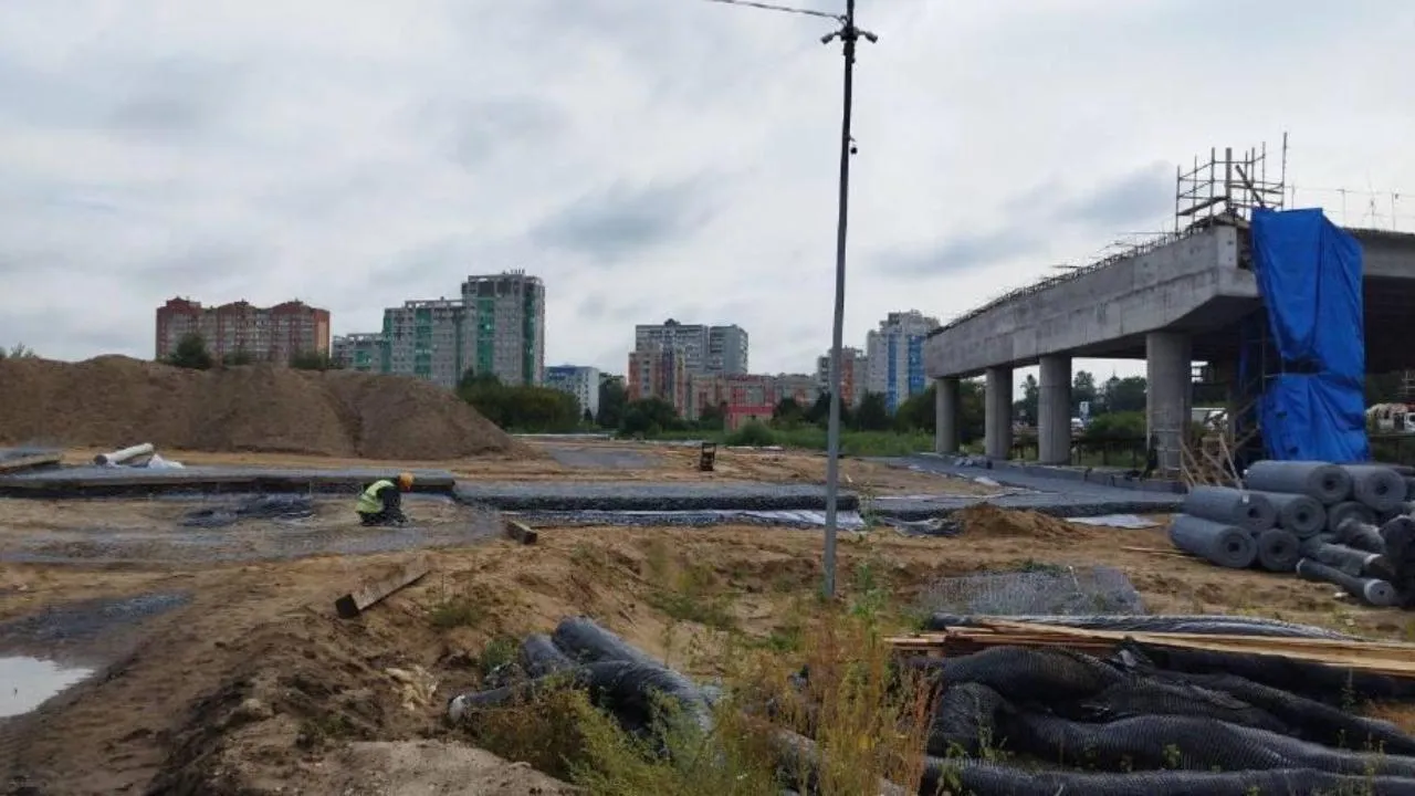 Путепровод построили на Южно-Лыткаринской дороге в Ленинском округе
