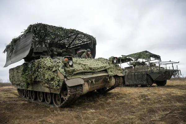 Тридцатая мотострелковая бригада Центрального военного округа на трофейной БМП M-2 Bradley производства США в зоне СВО