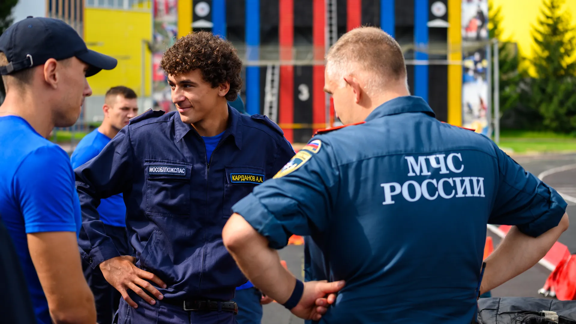 Конкурс профмастерства среди пожарных и начальников караулов МЧС и Мособлпожспаса в Подольске