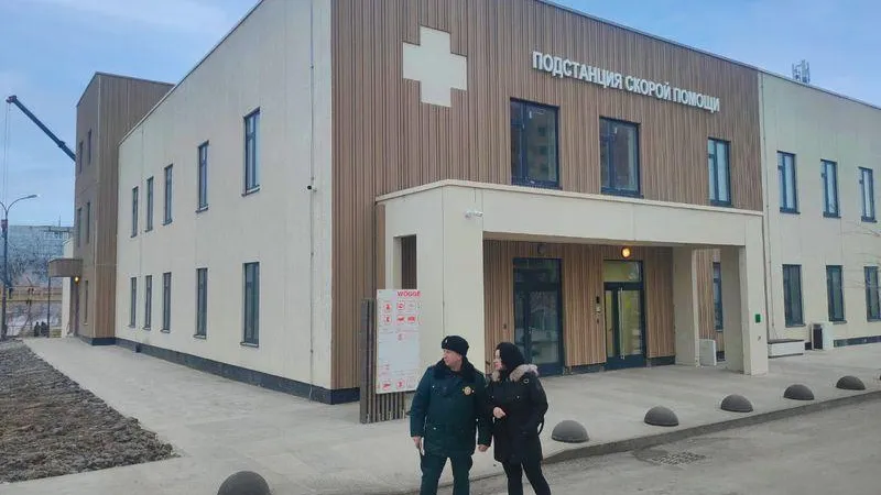 В Кашире за полгода построили подстанцию скорой помощи