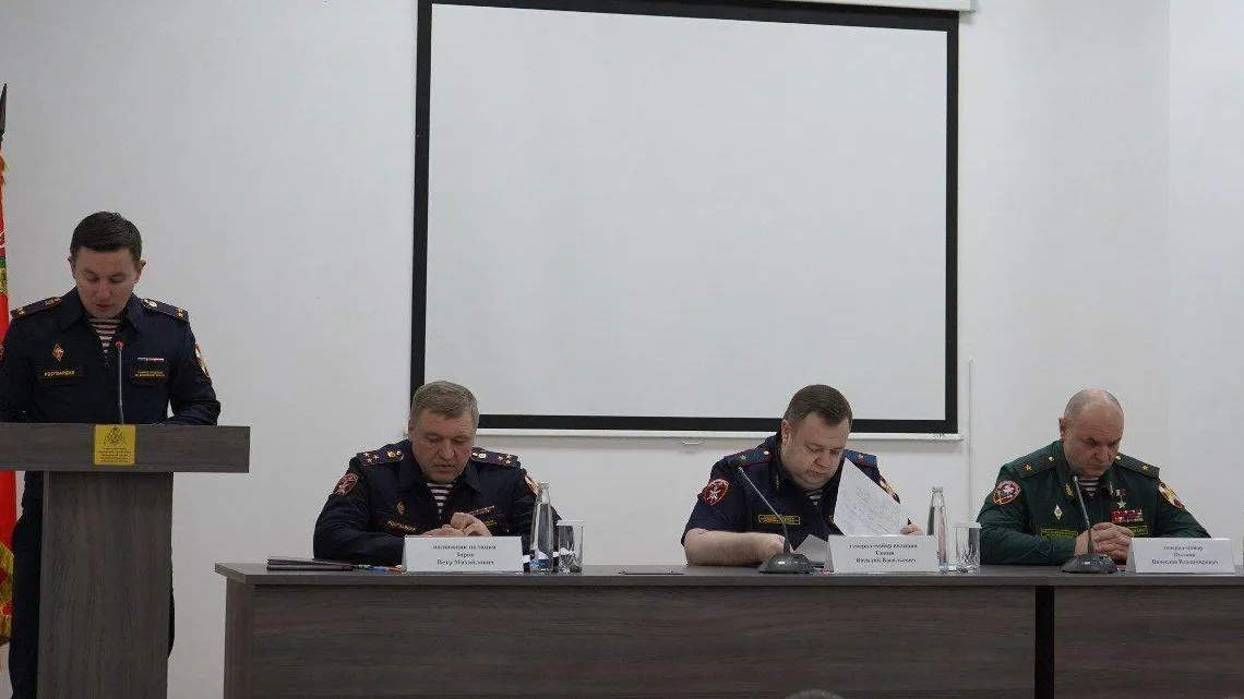 Сотрудникам подмосковной Росгвардии представили нового руководителя