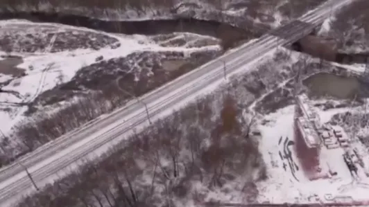 Трасса ЮЛА в Ленинском. Фото: скриншот из эфира «России 1»