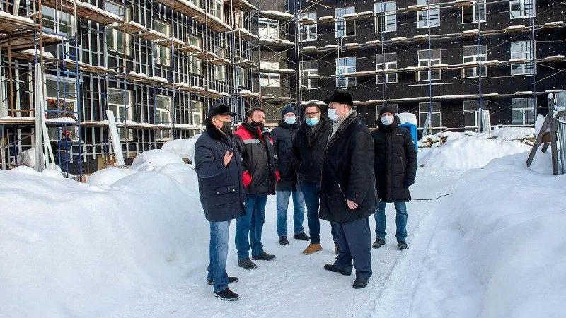 Ход строительства детского сада на Колхозной улице проинспектировали в Подольске