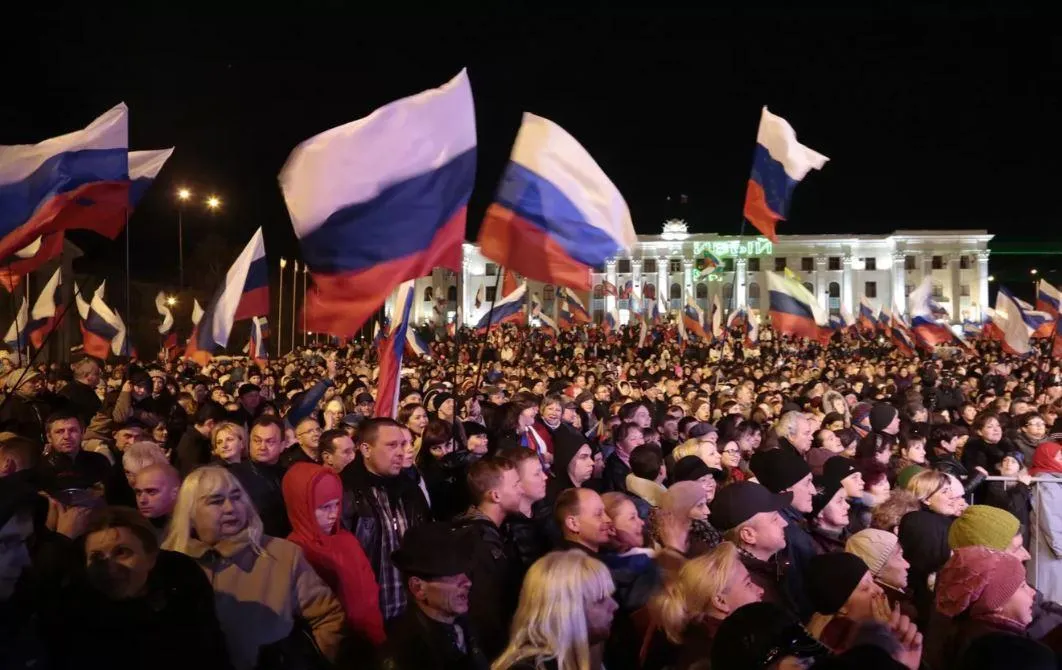 Симферополь после референдума в 2014 году. Алексей Ничукин