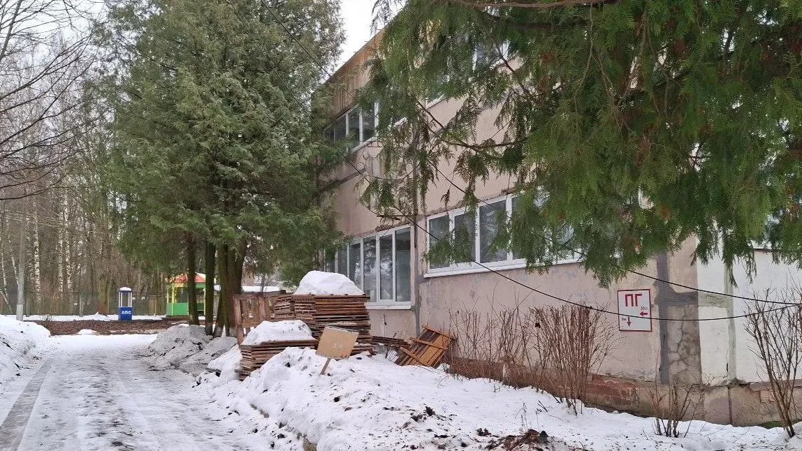Капремонт дошкольного отделения второй школы продолжается в Волоколамске