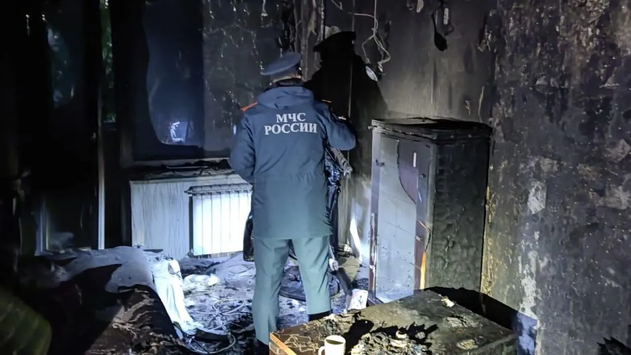 После мощного взрыва в районе города Шебекино Белгородской области начался пожар