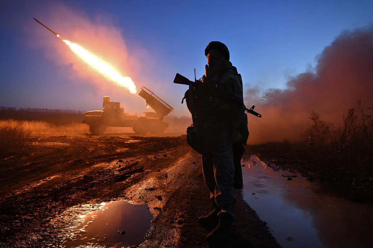 Боевая работа РСЗО «Град» группировки «Центр» на Красноармейском направлении в зоне СВО. Станислав Красильников