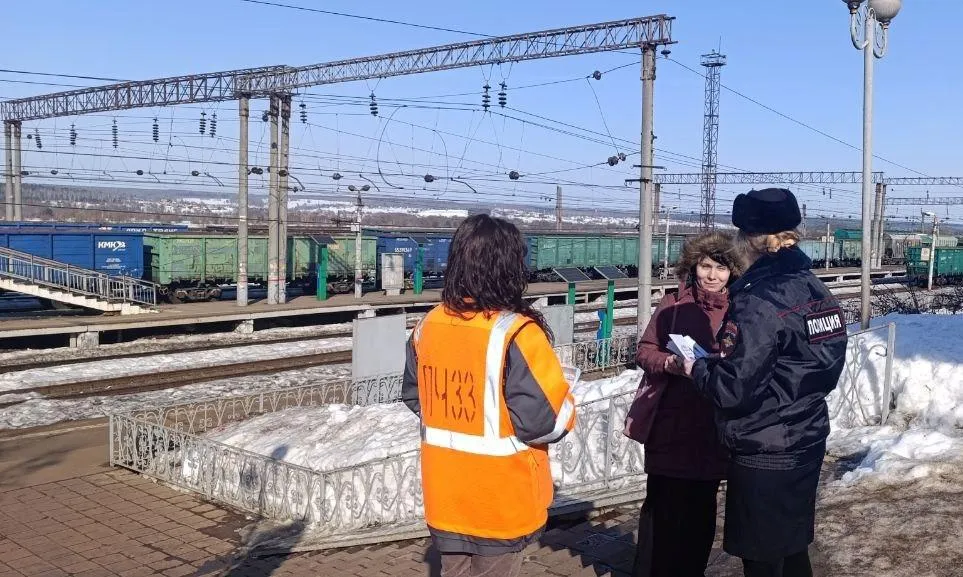 ЛОП на станции Кашира