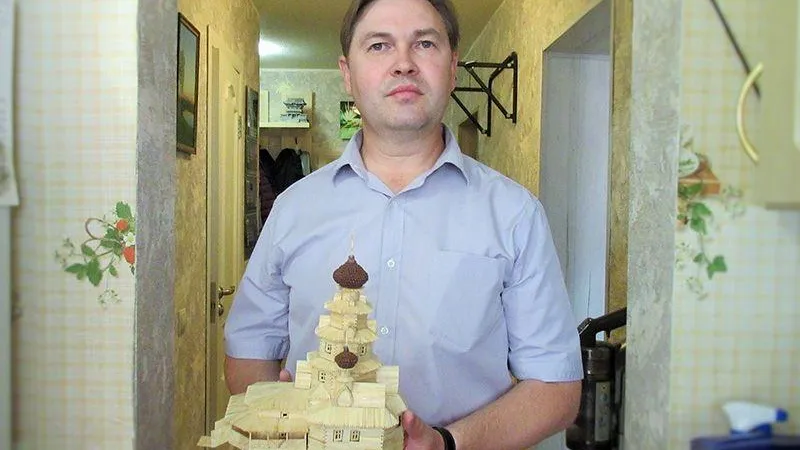 Александр Зарубин: «В моделировании из спичек процесс успокаивает, а результат – радует»