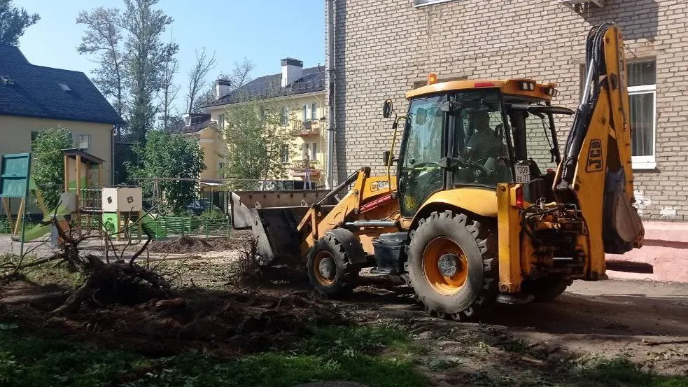 В Электростали проходит комплексное благоустройство дворовых территорий