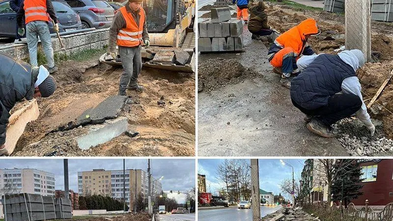 Обновленный тротуар появится в Истре