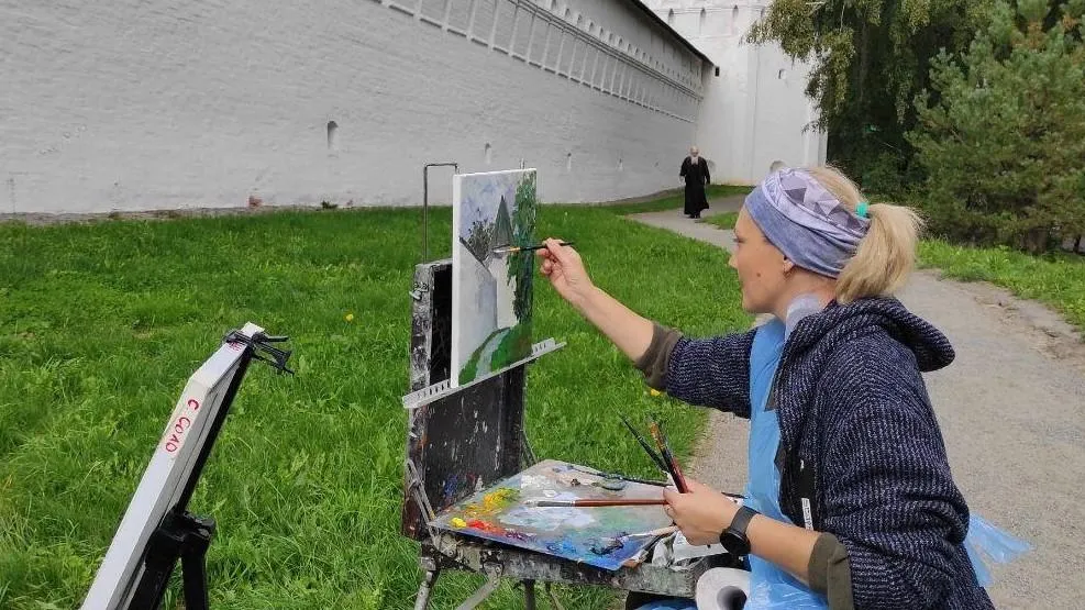 Из архива Светланы Орловой-Соло / Пленэр в рамках «Левитановских сезонов»