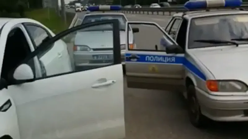 Похитители машинного масла в Подольске устроили гонки по трассе