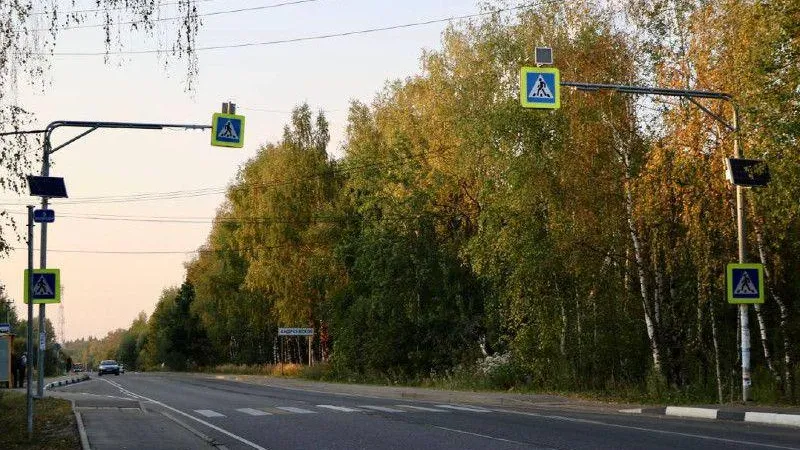 Свыше 100 светофоров установили на дорогах Подмосковья