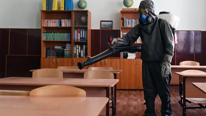 В школах Подмосковья проведут тщательную дезинфекцию после голосования по поправкам в Конституцию 