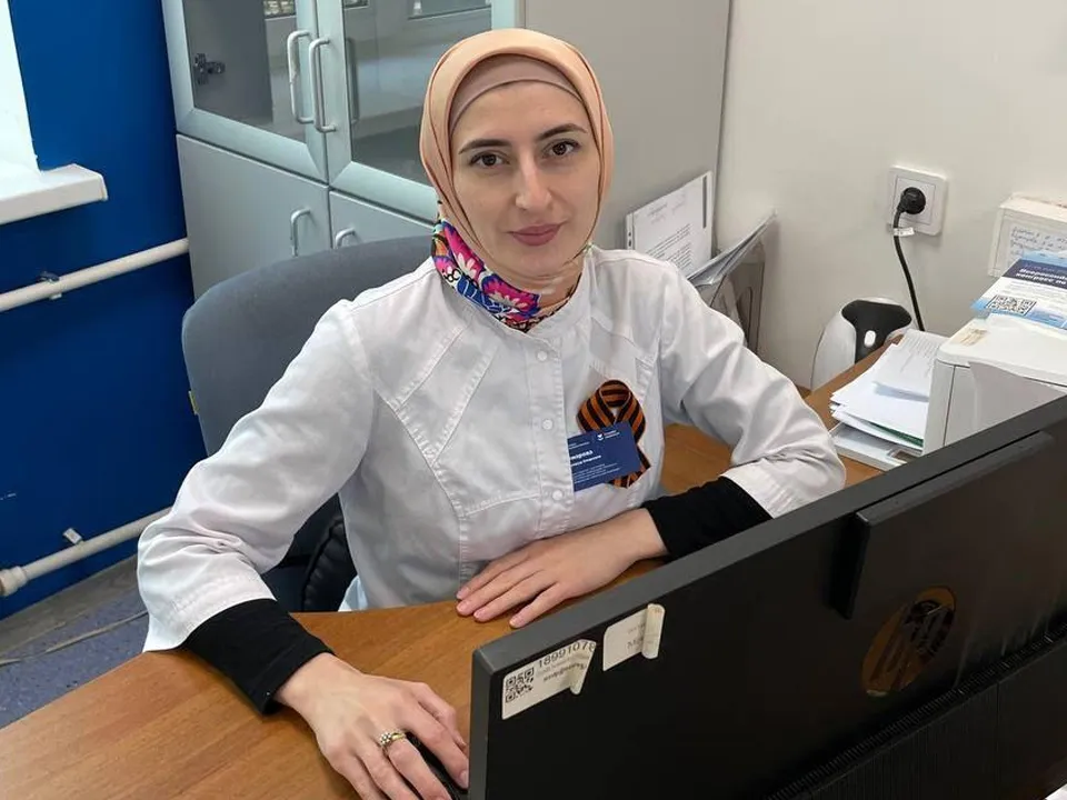 Врач-терапевт Зумруд Омарова. Фото: пресс-служба Видновской КБ