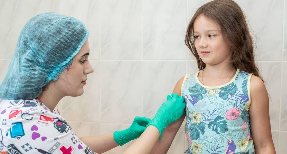 В Подмосковье свыше 100 тыс. детей прошли вакцинацию от гриппа