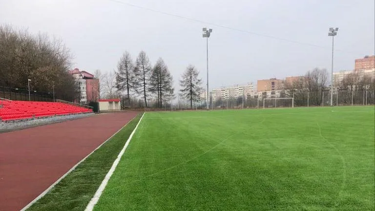 Реконструкция стадиона «Химик» завершается в Чехове
