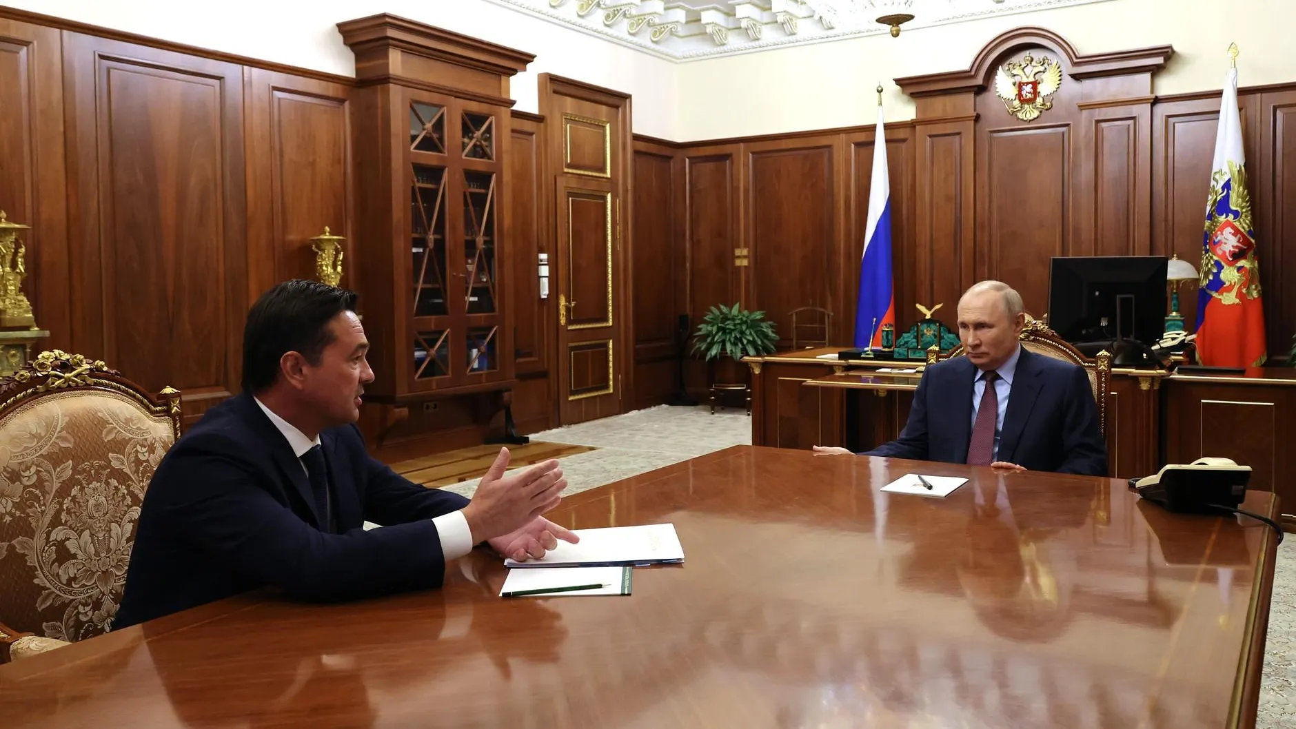 Губернатор Подмосковья доложил президенту о реализации программы по расселению аварийного жилья и реновации в регионе