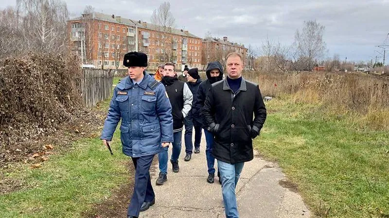 Глава Электрогорска проверил содержание городских территорий и подготовку города к Новому году