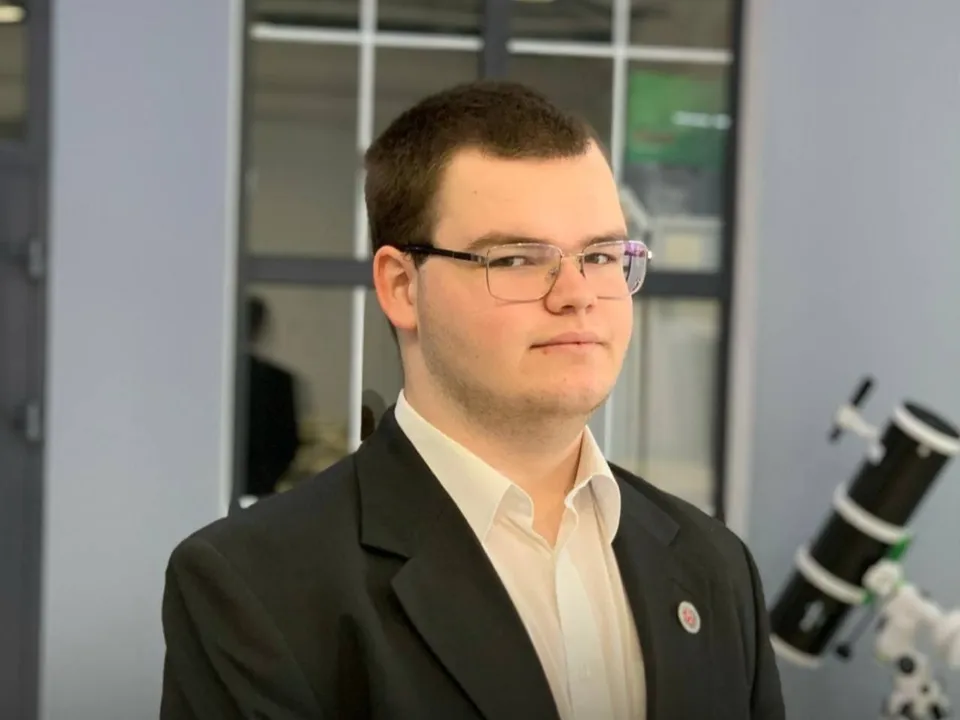 Победитель Олимпиады Иван Лукин. Фото: пресс-служба губернатора и правительства Московской области