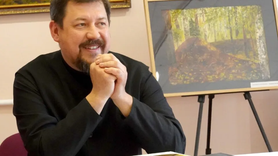 Священник Александр Астафьев. Фото: пресс-служба администрации Рузского м.о.