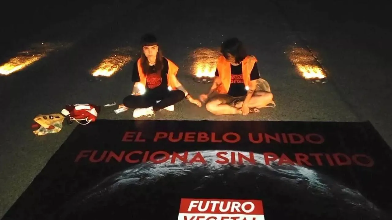 Экоактивисты приклеили себя к взлетно-посадочной полосе в аэропорту Испании