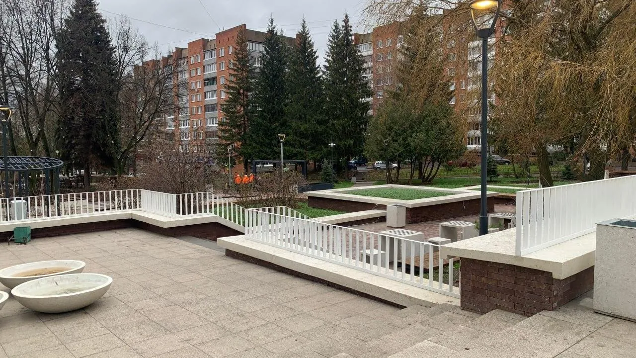 В подмосковном Пущине по просьбам жителей благоустроили бульвар Болотова