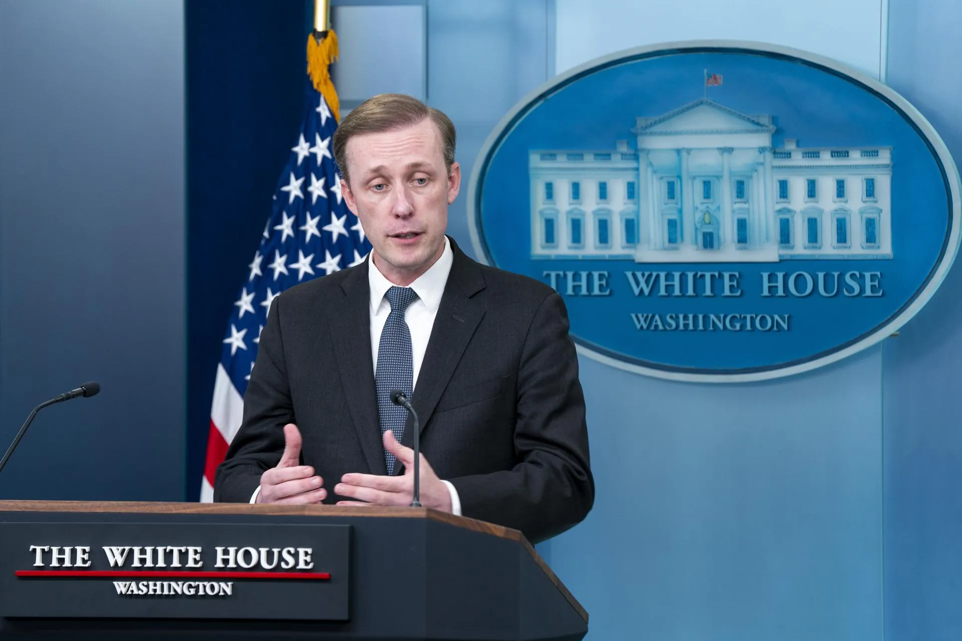 Советник президента США по национальной безопасности Джейк Салливан / Shawn Thew — Pool via CNP / Consolidated News Photos