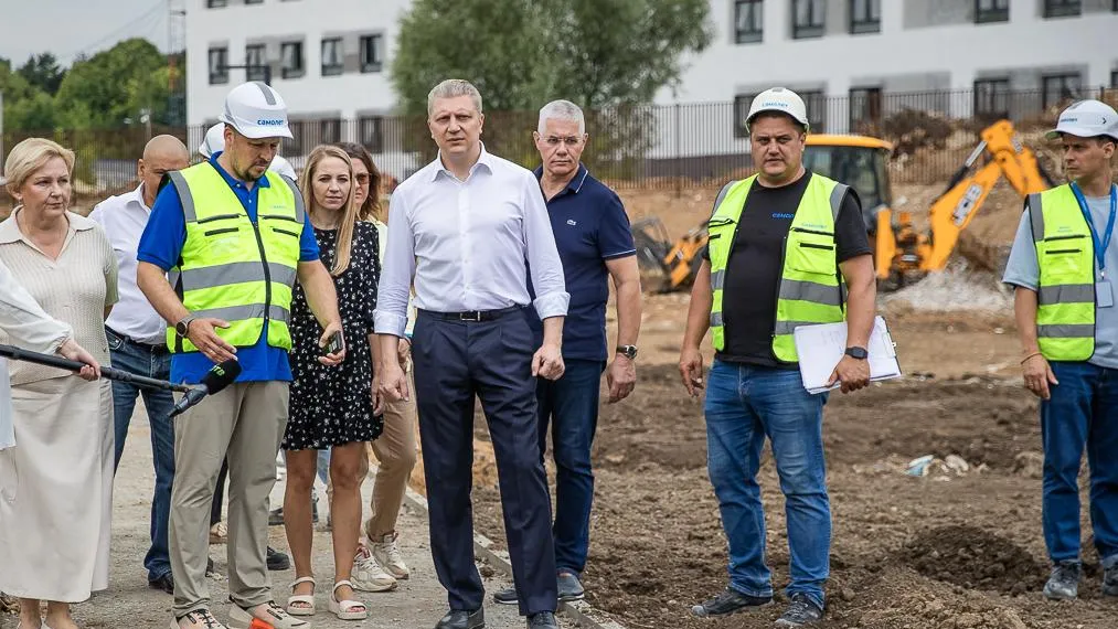 Глава Одинцово Иванов: готовность школы на 600 учеников в Заречье составляет 91%