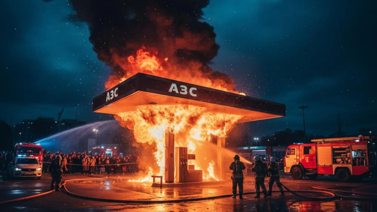 «Зачет» по поджогу: Первокурсник из Люблино едва не взорвал АЗС ради сомнительного хайпа