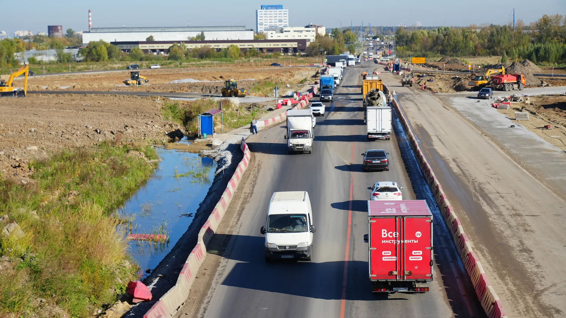 Еще один участок Южно-Лыткаринской автодороги запущен в Подмосковье