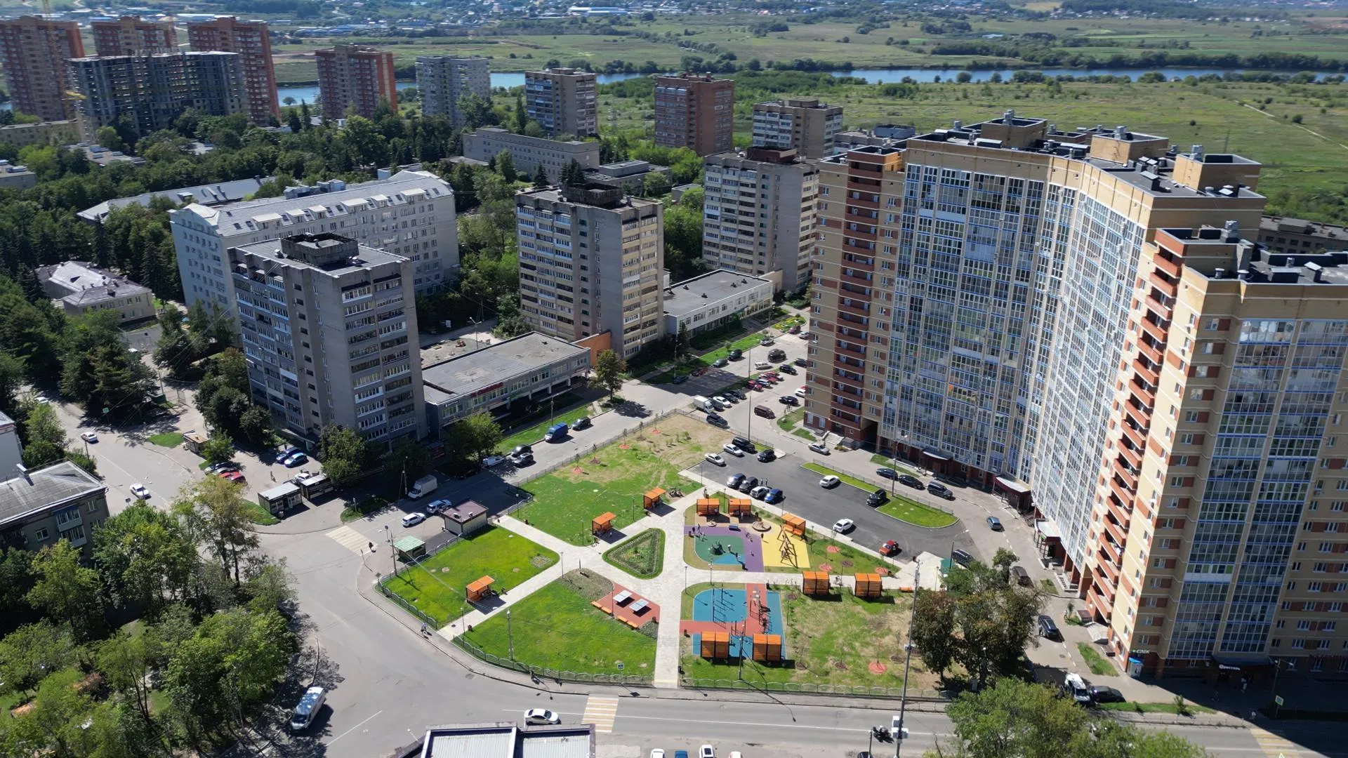 В 2023 году в Лыткарине обустроен новый сквер «Центральный»