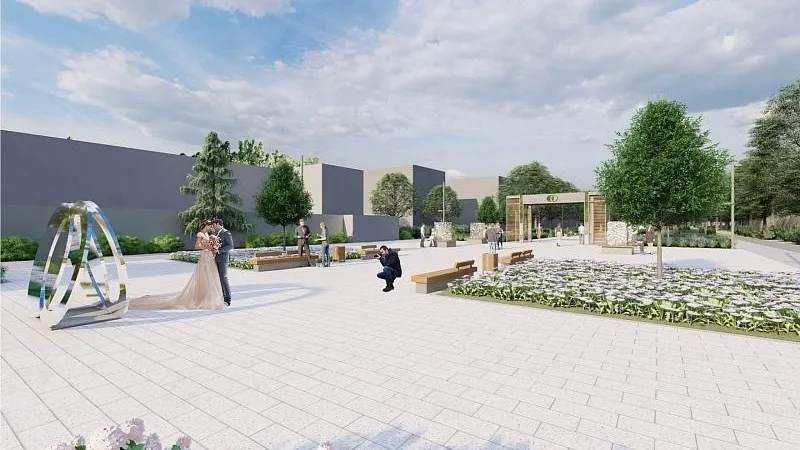 Фото: проект бульвара в г. Белоозерский