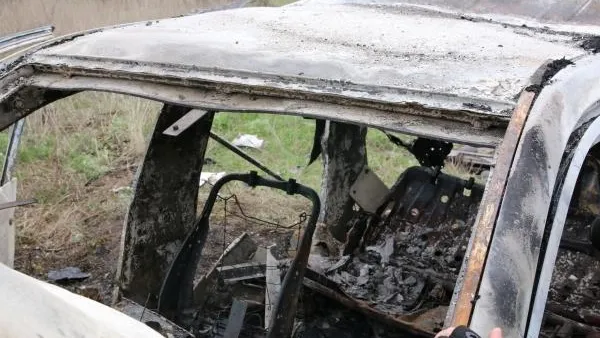 В Краснодаре взлетел на воздух автомобиль