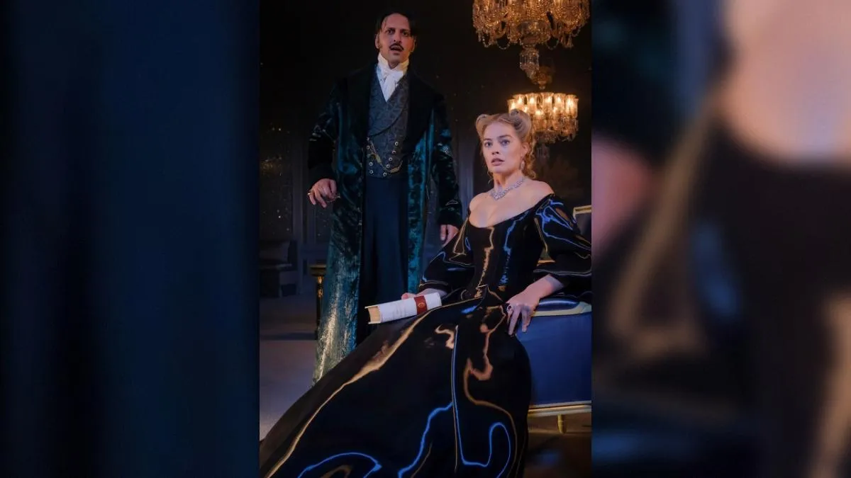 CAP/PLF/ Шазад Латиф и Марго Робби в «Грозовом перевале»