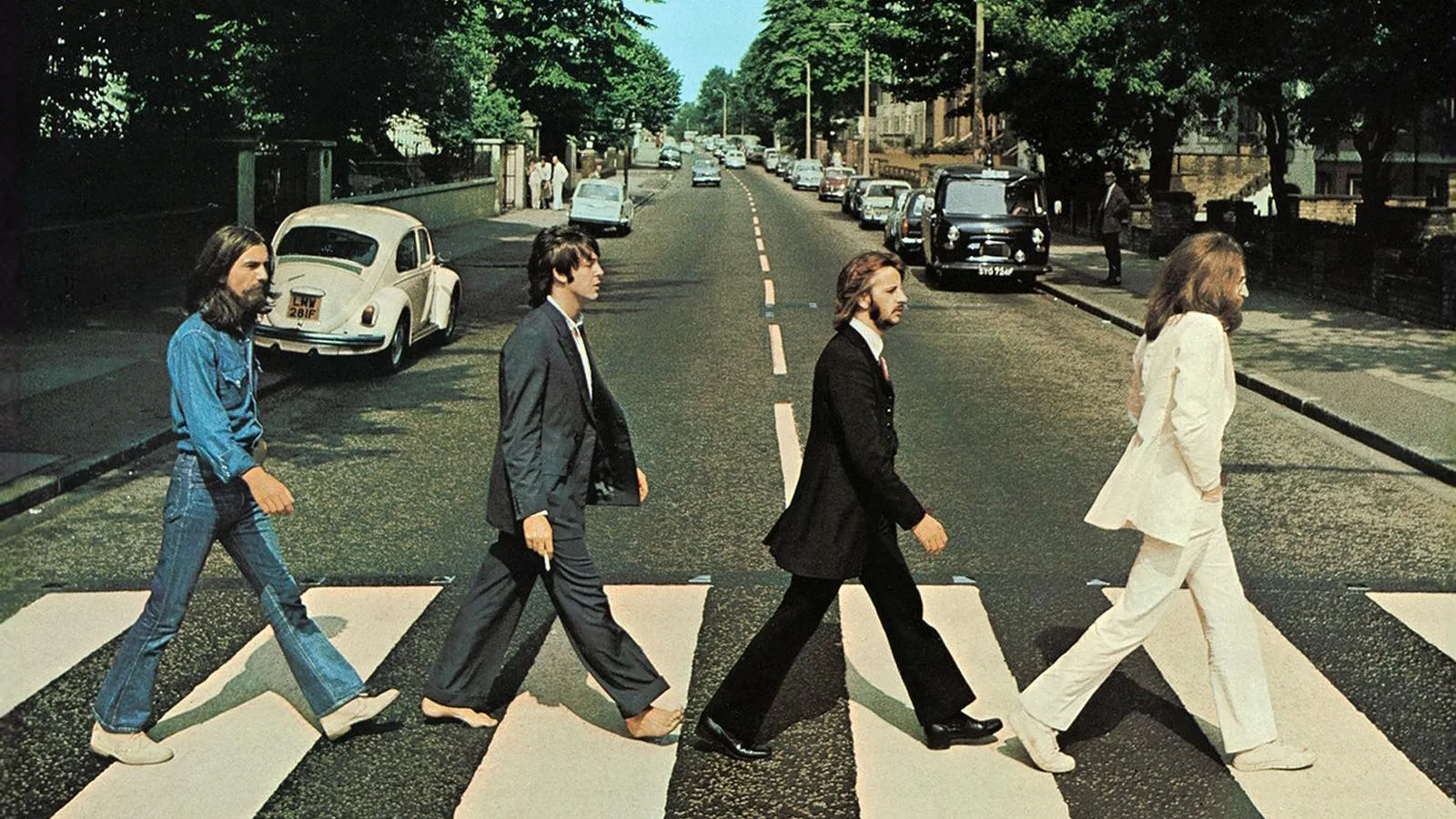 Обложка альбома Abbey Road группы The Beatles, 1969 год