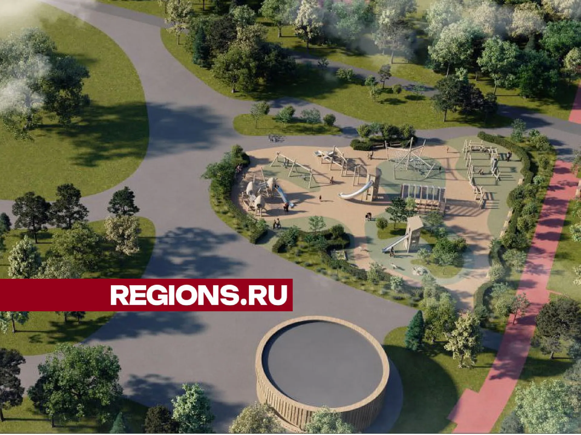 Проект будущего Супоневского лесопарка/источник: министерство благоустройства МО