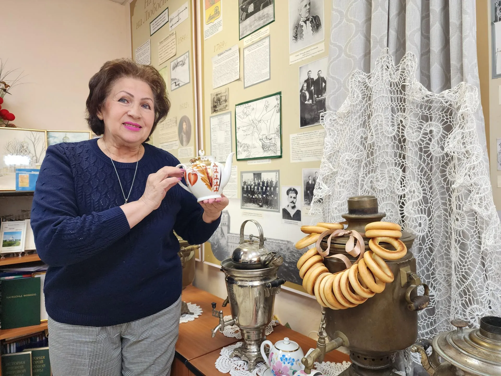 Методист структурного подразделения «Краеведение» Центра культуры и досуга «Факел» Лариса Иванова.&nbsp;Фото: REGIONS/Наталья Дорошева