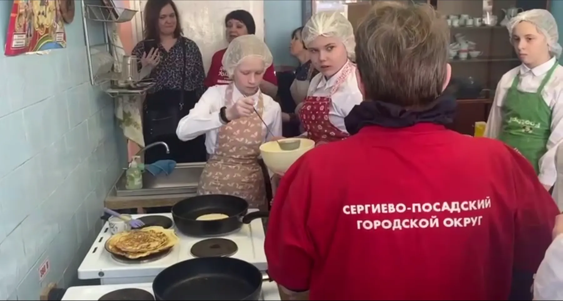 Скриншот видео в телеграм-канале Наш Сергиев Посад