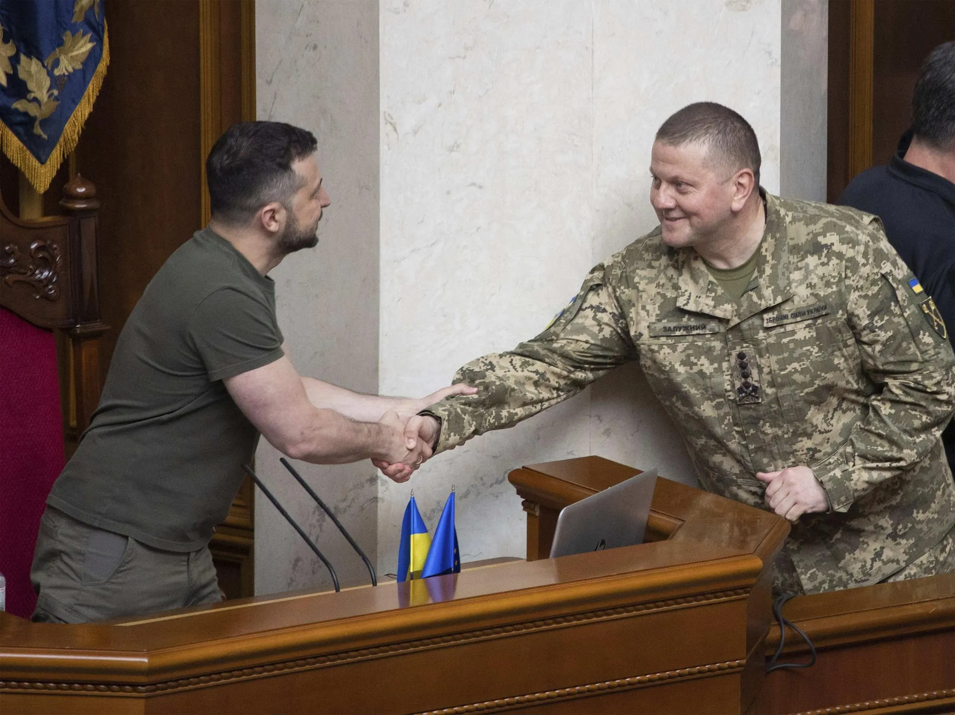 Владимир Зеленский и Валерий Залужный