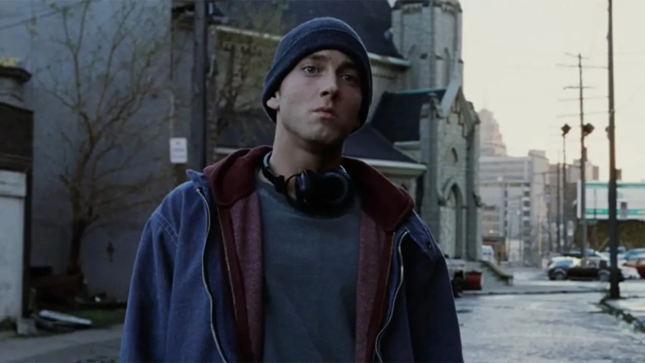 Кадр из фильма «8 миля». Режиссер К. Хэнсон. 2002 год