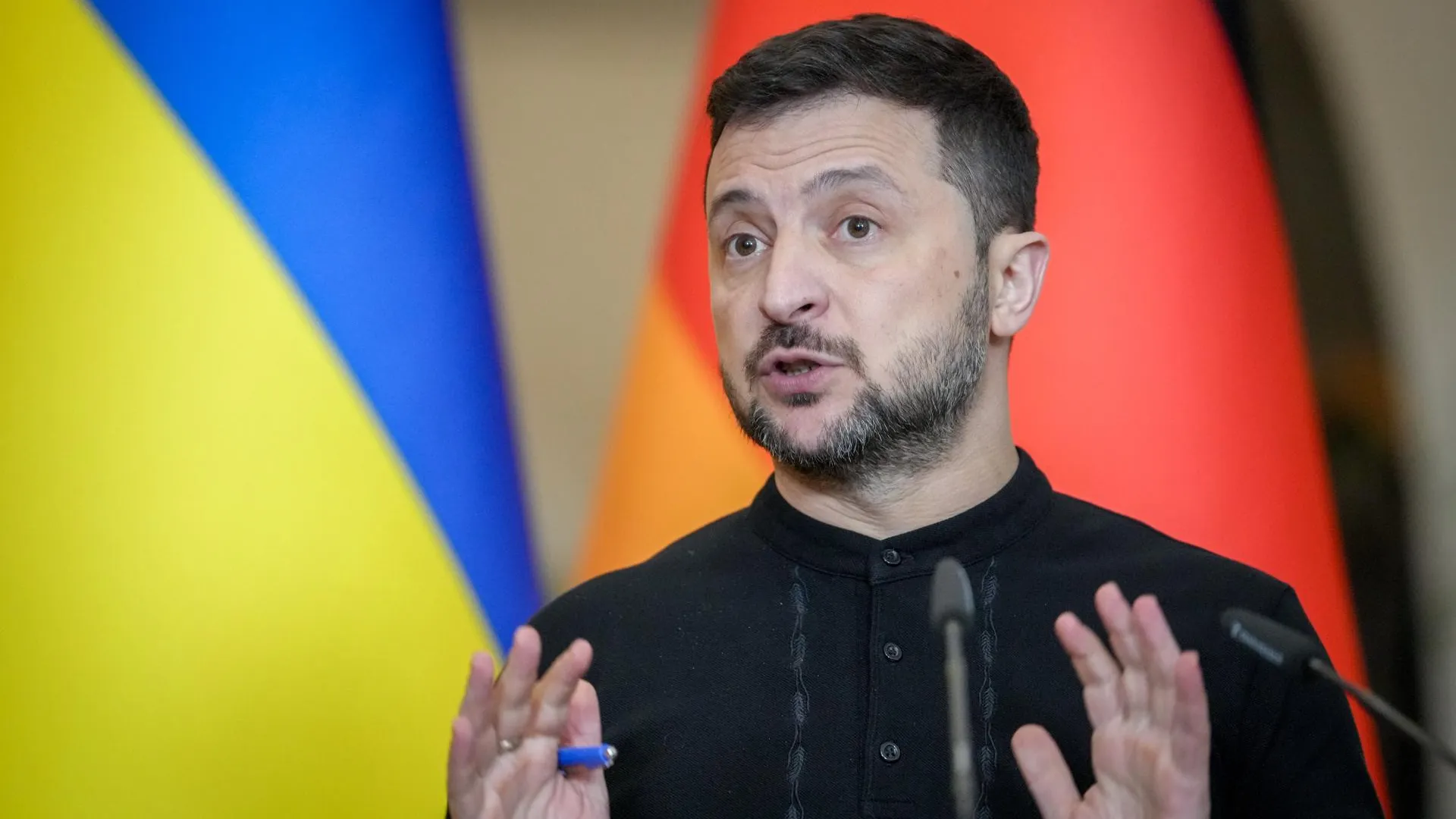 Президент Украины Владимир Зеленский. Kay Nietfeld/dpa