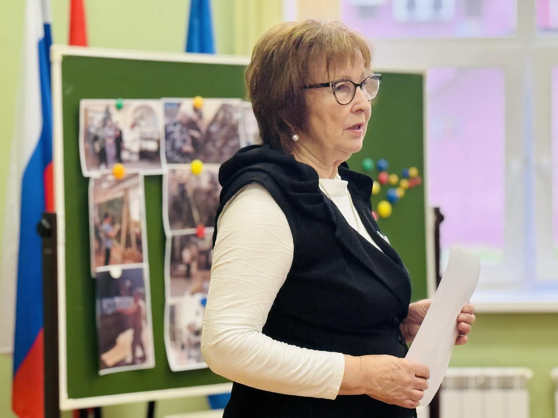 Надежда Желтухина, председатель Раменского совета ветеранов. Фото: МедиаБанк Подмосковья/Ольга Стаферова