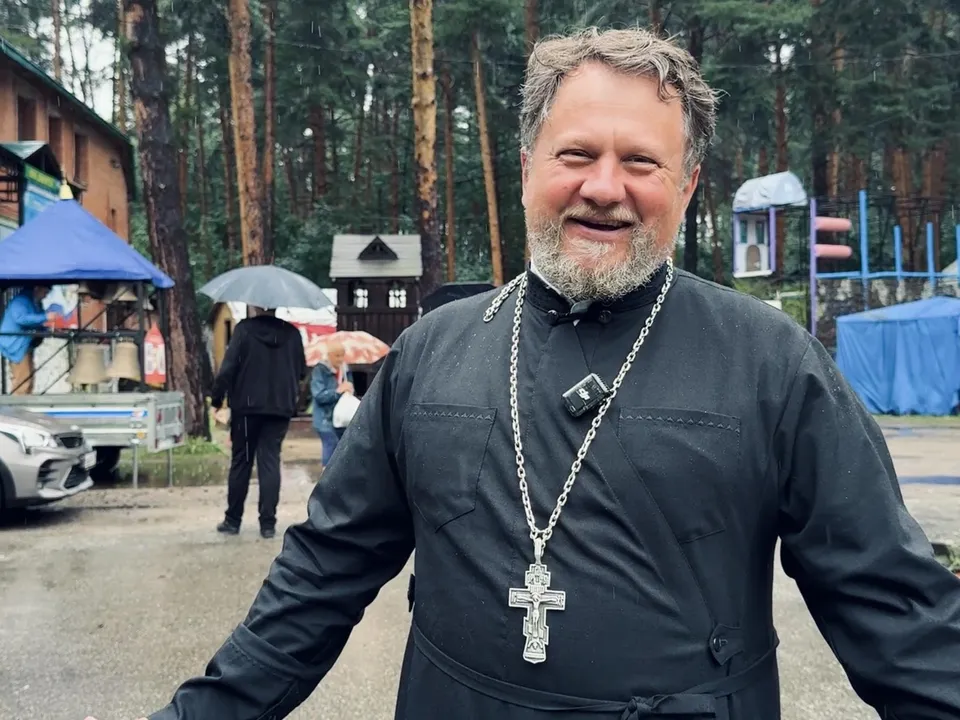 На фото - отец Сергий/автор Ольга Стаферова