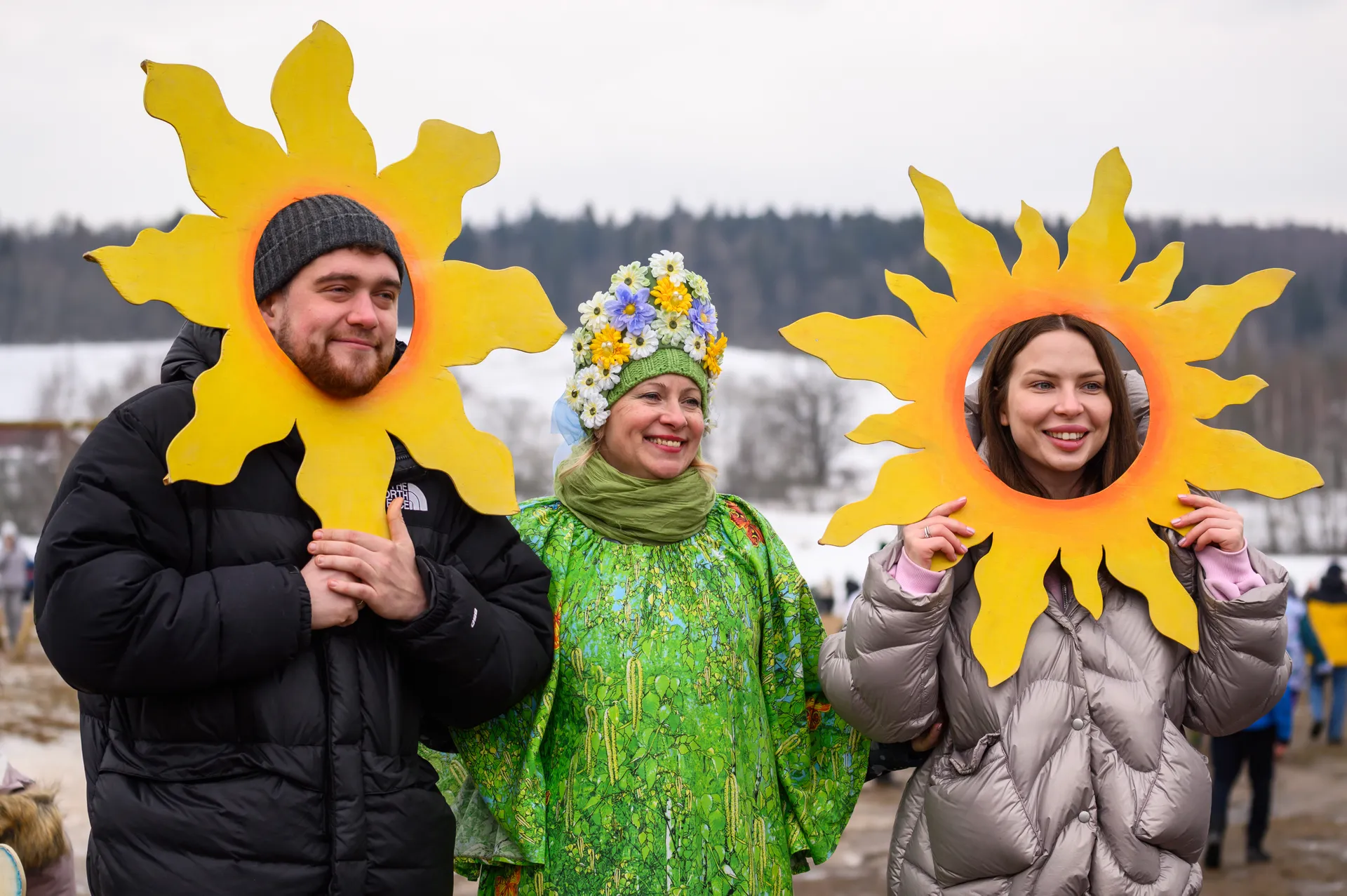 Празднование Масленицы в Муранове