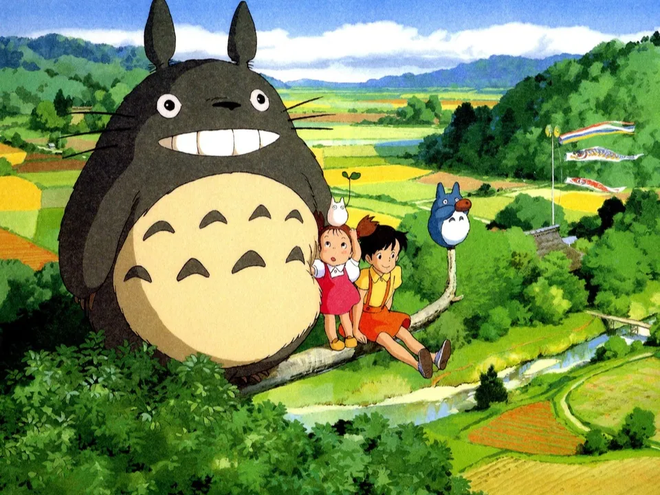 Кадр из фильма «Мой сосед Тоторо». Режиссер Х. Миядзаки. 1988 год