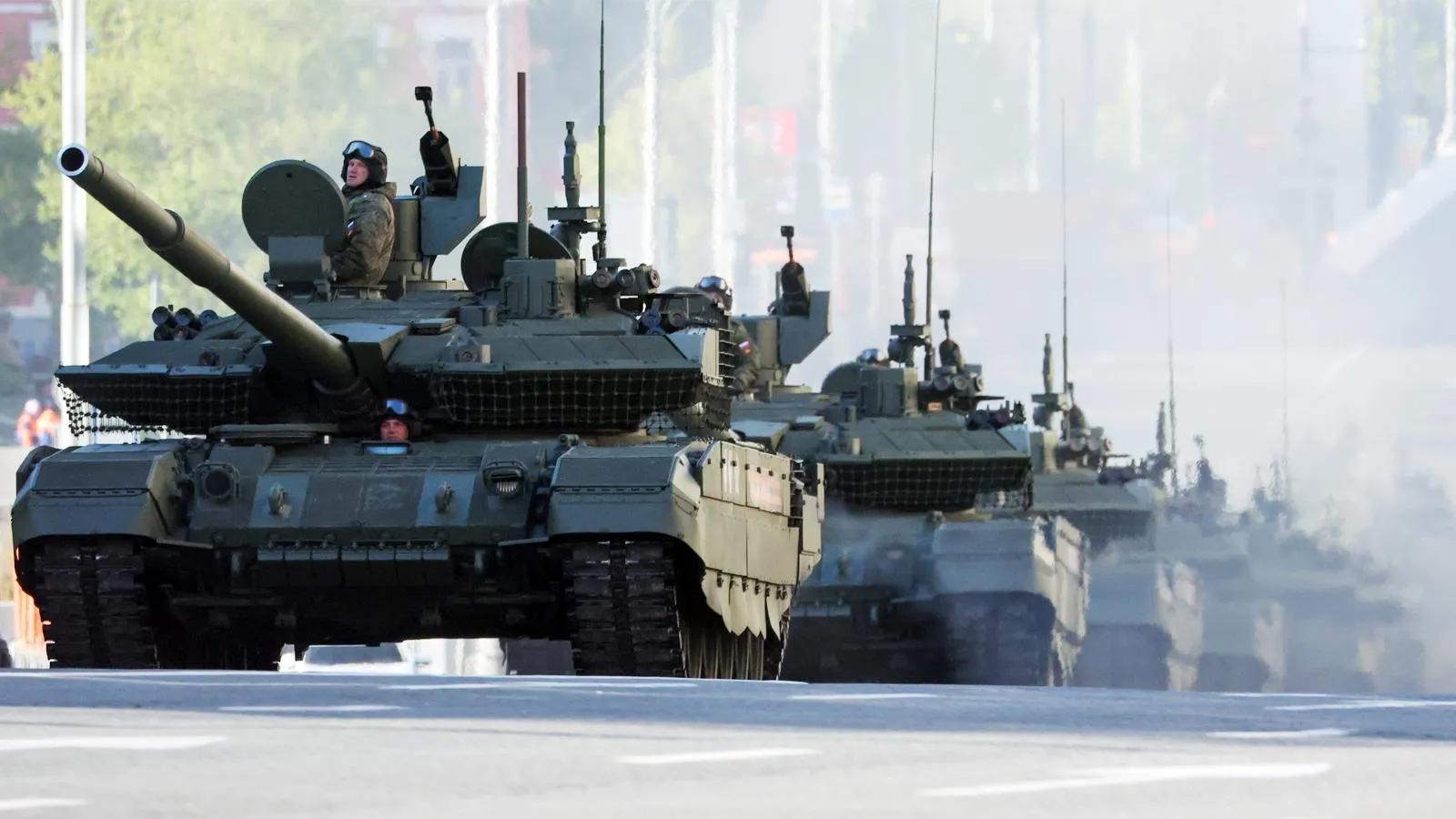 Колонна российских танков, Москва, 9 мая 2025 года. Belkin Alexey